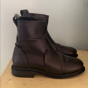 Petrucha handmade black leather boots